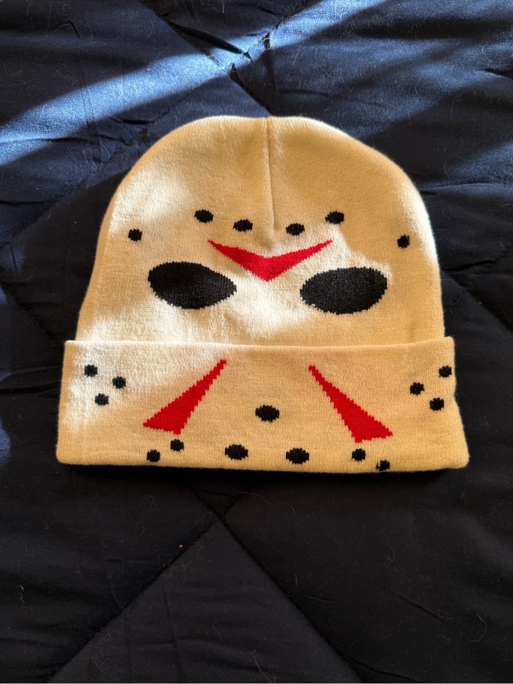 Jason Voorhees Friday the 13th Halloween Mask Beanie Hat